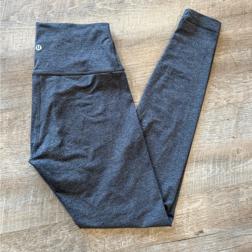 Lululemon Athletica Graphite Gray Leggings Size 8, 28”. Like New Condition!